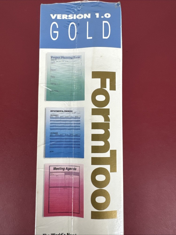 Vintage Sealed FormTool Version 3.0 GOLD PC Form Software 5.25 Diskettes IMSI