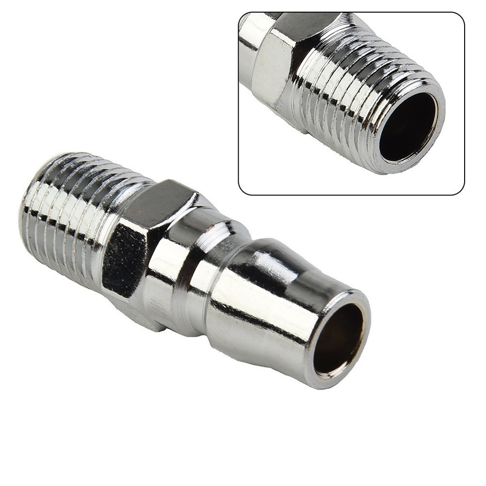 Thread Adapter Air Fitting Coupling Silver Thread (20PM) W:15 H:15 L:50