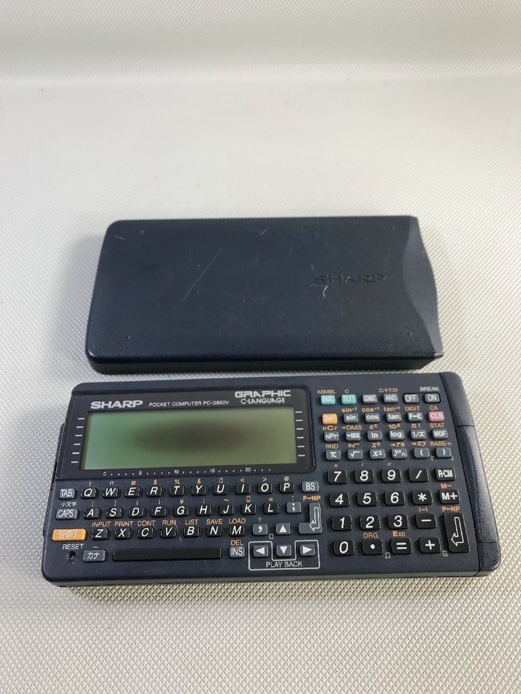 SHARP PC-G850V Pocket Computer Built-in Buzzer Used Tested