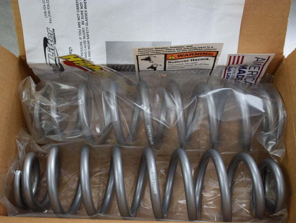 High Capacity Springs for Can-Am Defender 1000 Front - Silver SPRCF1D-S - NEW
