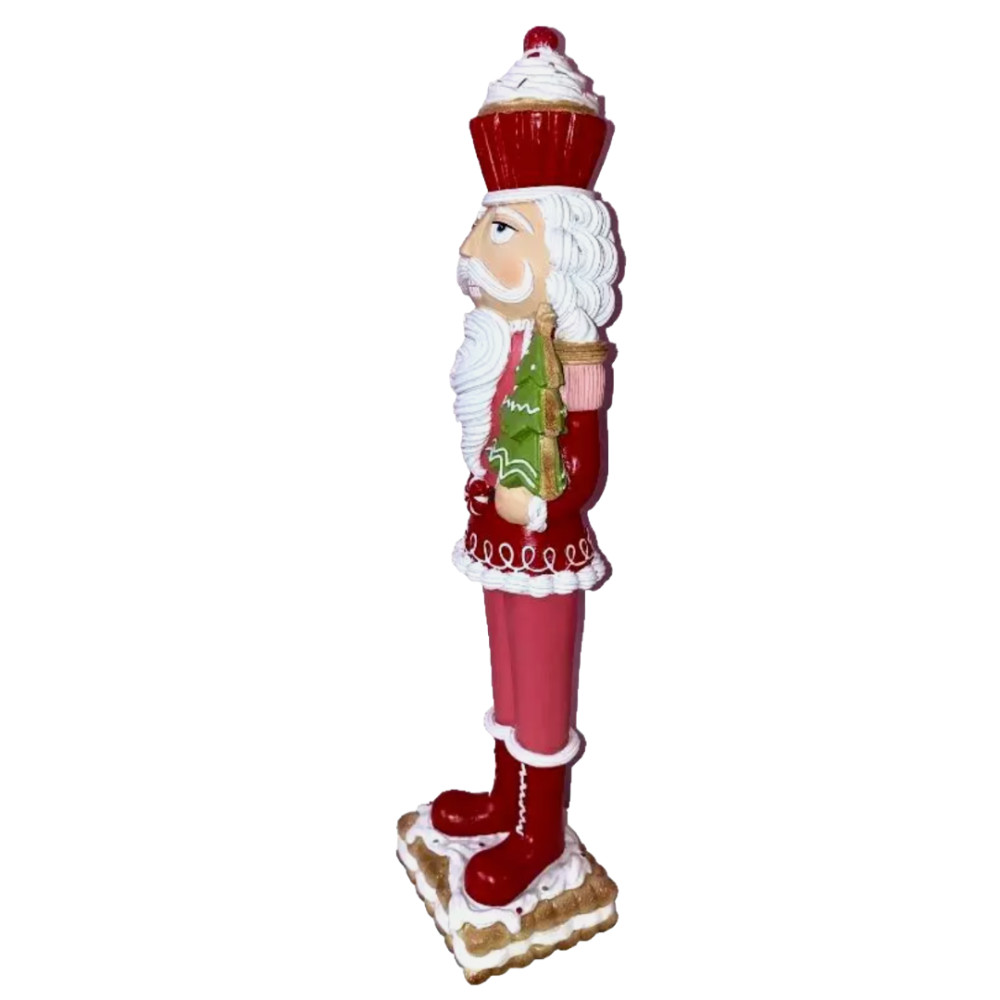 Christmas Pink Red NUTCRACKER Colonel Cupcake 18" Cookie Icing Tree Decor NEW