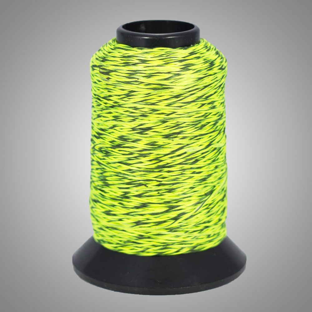 BCY 452X Bowstring Material 1/4lb Flo Yellow & Black Speckled  Bow String Making