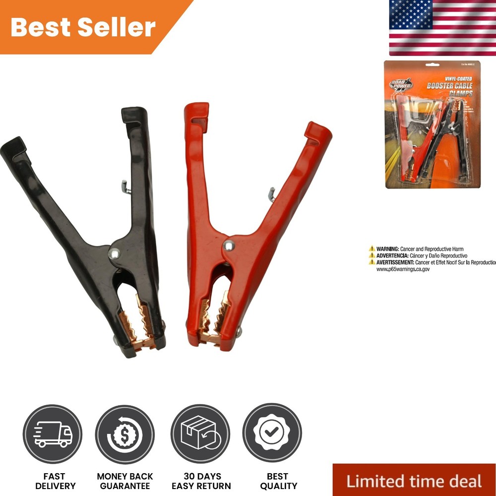Compact Heavy Duty Jumper Clamps - Essential Tool for Safe Electrical Practices