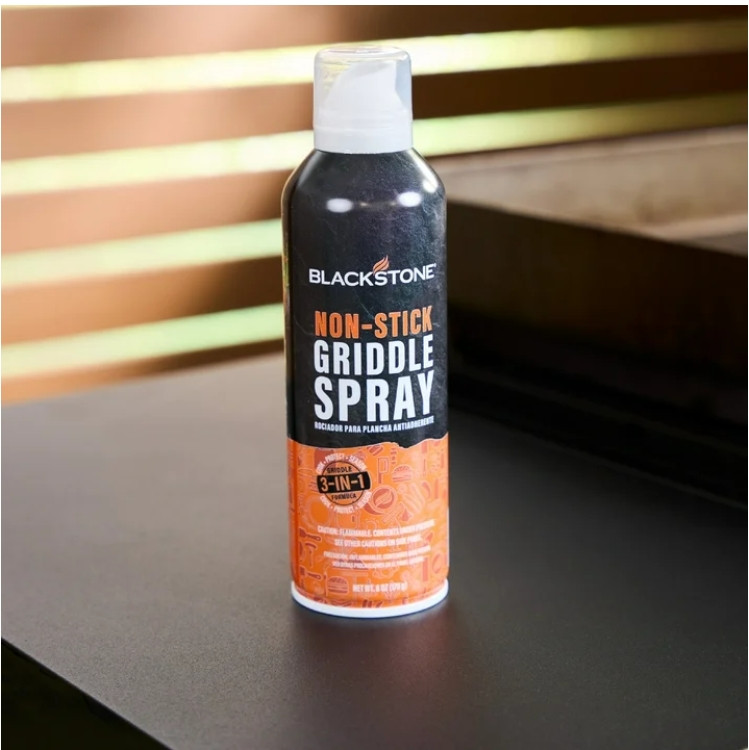 Blackstone Non-Stick Griddle Spray Aerosol Container, Designed to Cook, Protect