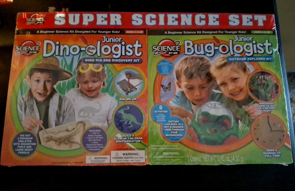 Science By Me Bug-ologist And Dino-ologist 2 Pack Kit