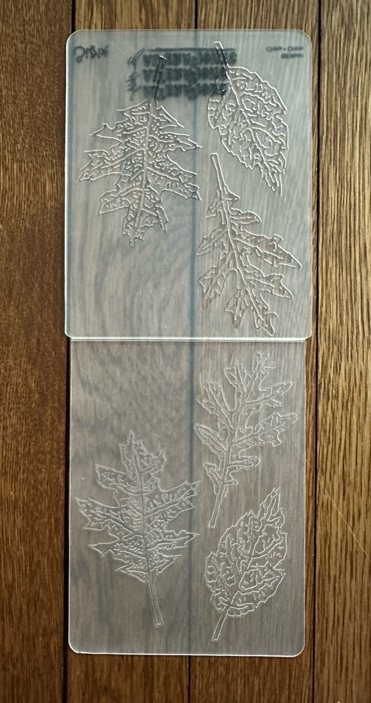 Alterations Fall Leaf Embossing Folder For Sizzix