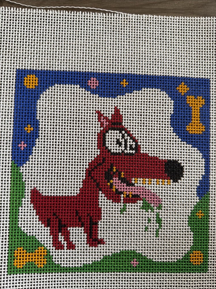 Needlepoint Canvas 7” X 7”. 10-12ct