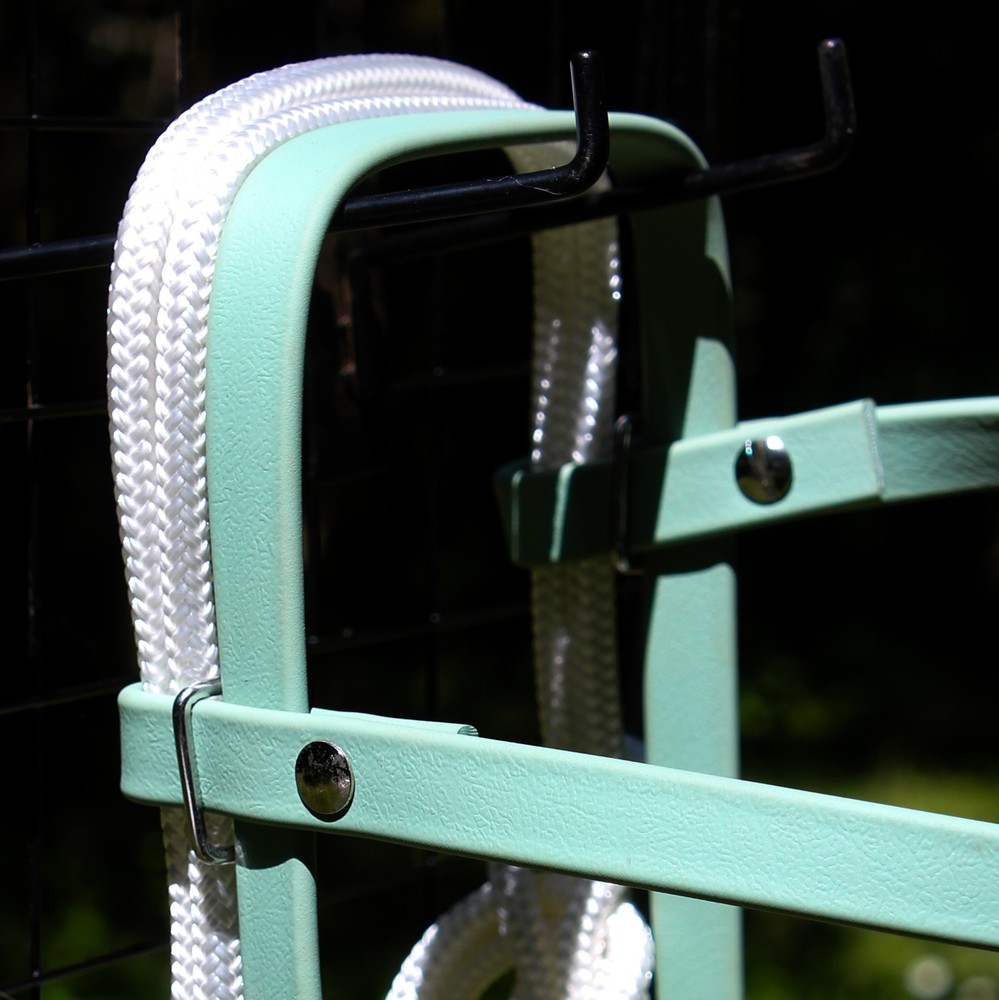 Sage Green Biothane Loping / Hackamore Bridle