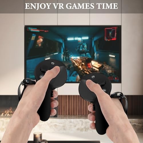 VR Silicone Controller Cover Compatible with Meta Quest Pro, Anti-Throw