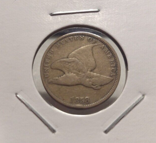 1858 Small Letter Flying Eagle Cent (139)