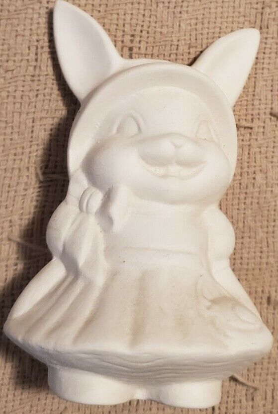 Ceramic Ready To Paint Rabbit 5" Tall