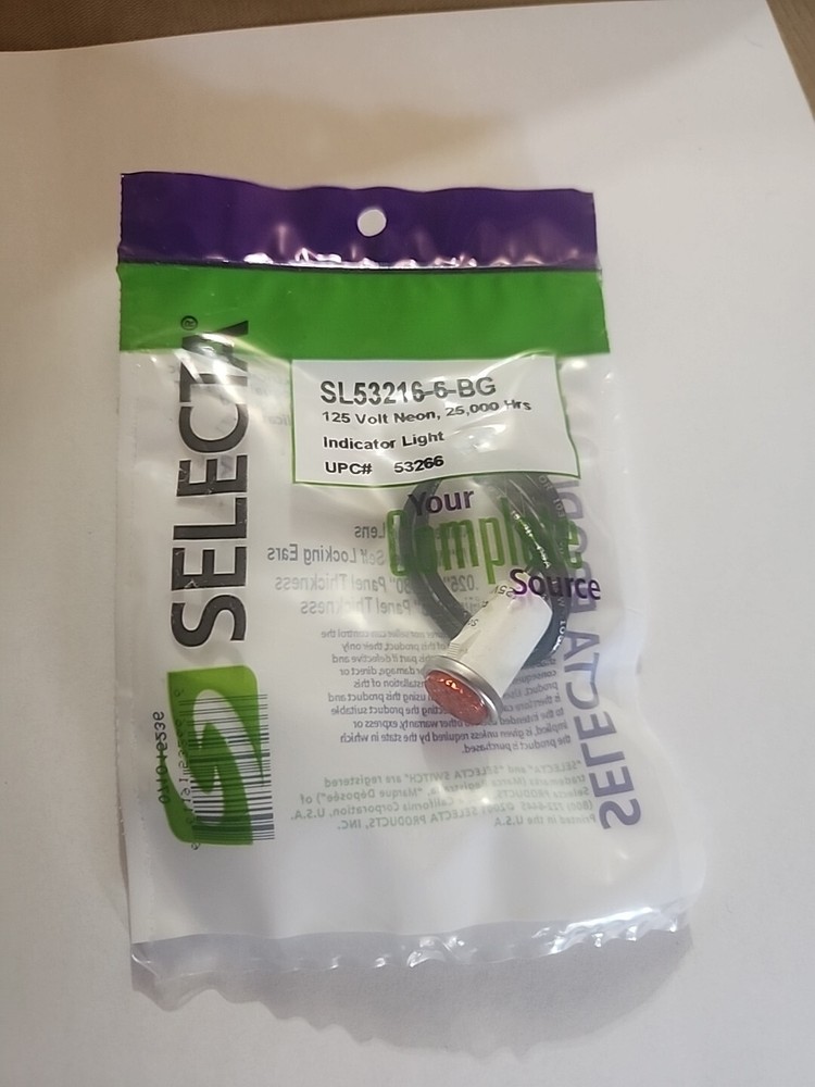 SELECTA SL53216-6-BG ORANGE INDICATOR LIGHT