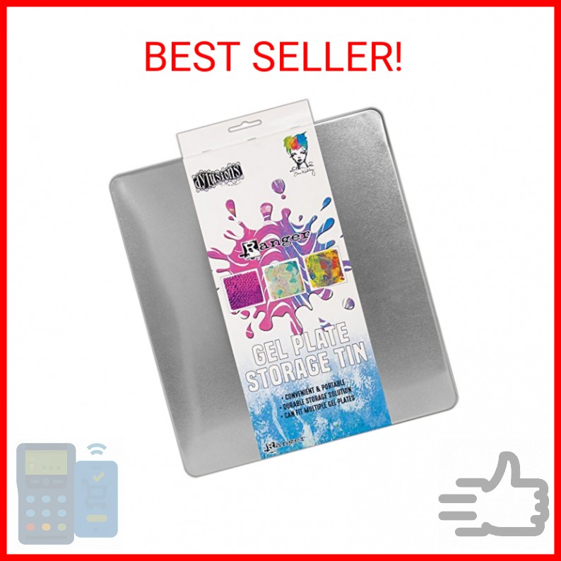 Ranger Gel Press Storage Tin, Multicolor