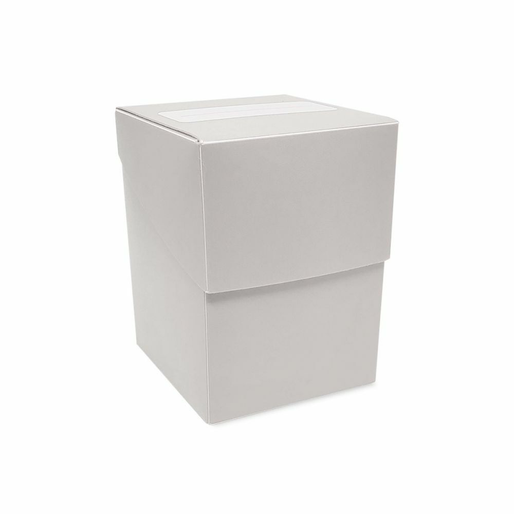 BCW Elite 2 Combo Pack White Deck Box w/ 100 each Inner Clear & White Sleeves