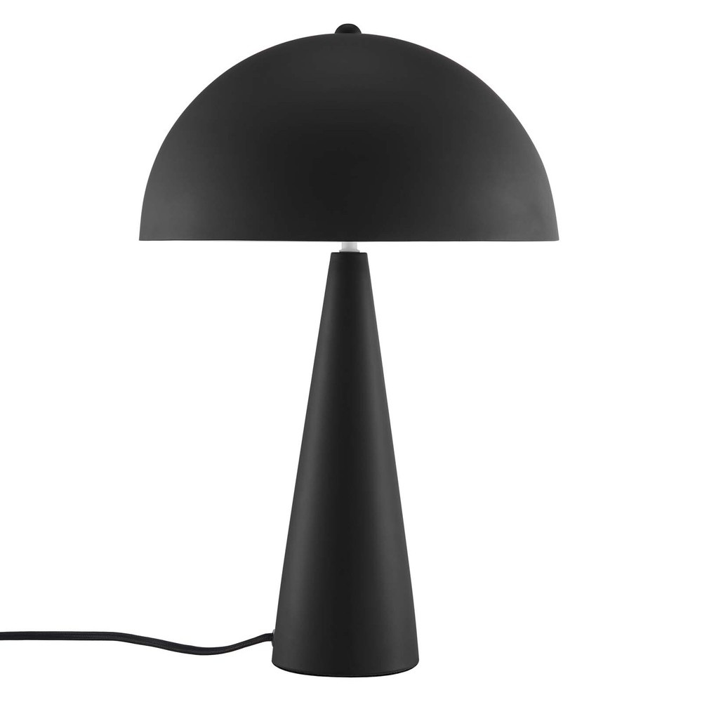 Modway Selena Two-Light Metal Table Lamp in Black