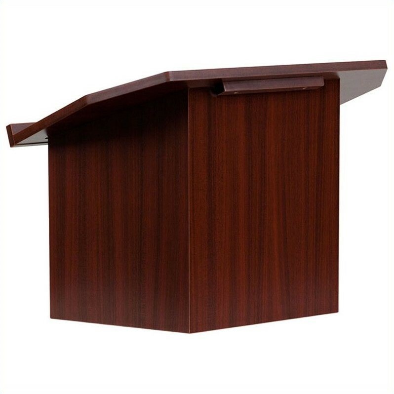 Scranton & Co Foldable Tabletop Lectern in Mahogany