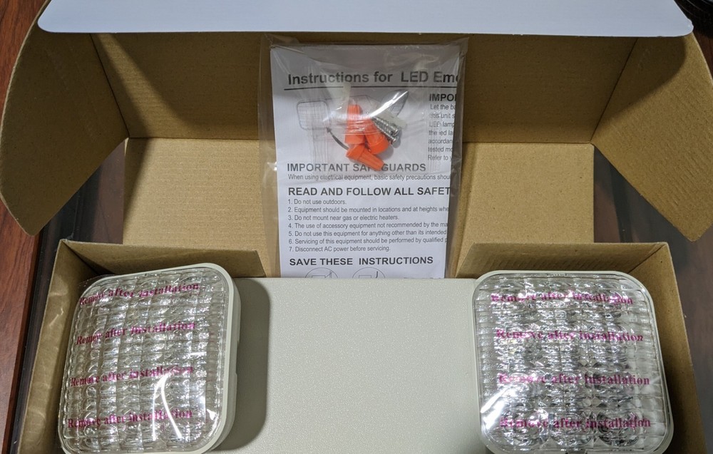 Exitronix LED-90 - Emergency Lighting - Bug Eye - 120 Volt - 277 Volt - NEW