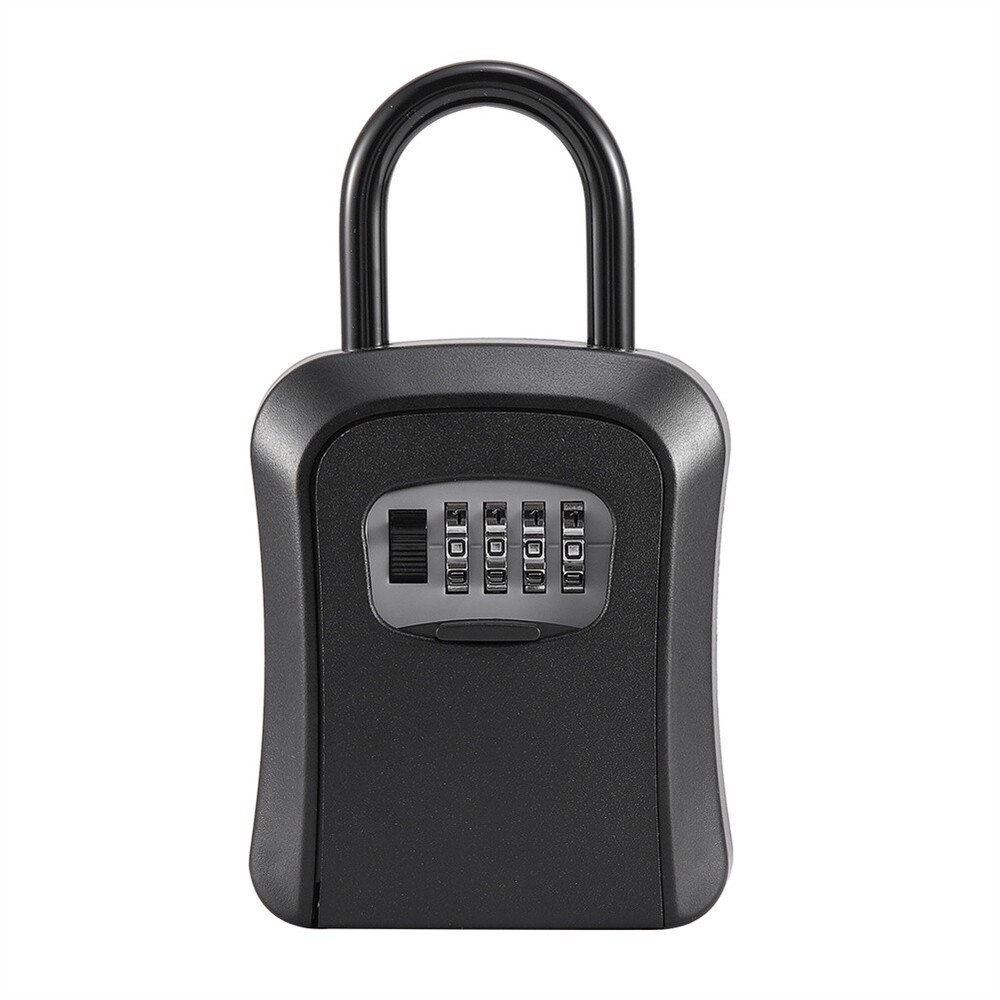 Key Safe 4-Digit Combination Lock Box Wall Mount Storage Safe Security Outdoor