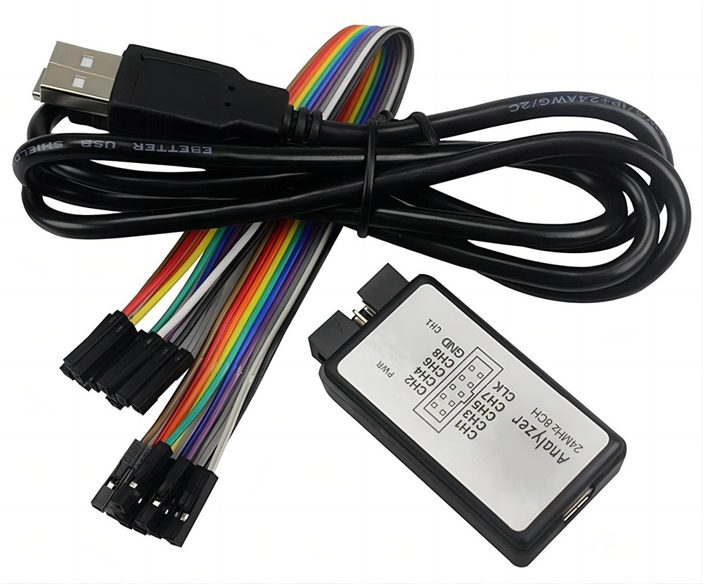 USB Logic Analyzer for ARM FPGA Debugging Tool 24M Sampling 8 Channels