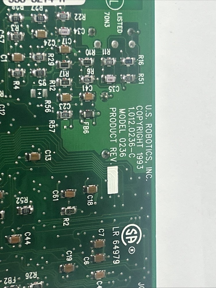 internal ISA bus fax/data modem card Model 0234