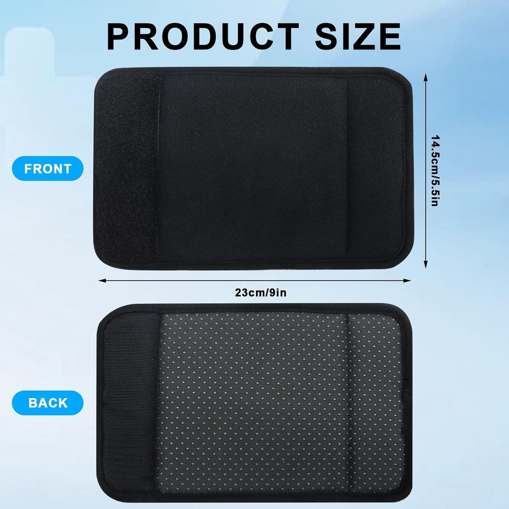 2 Pack Walker Handle Cushions Grip Covers Pads Padded Black