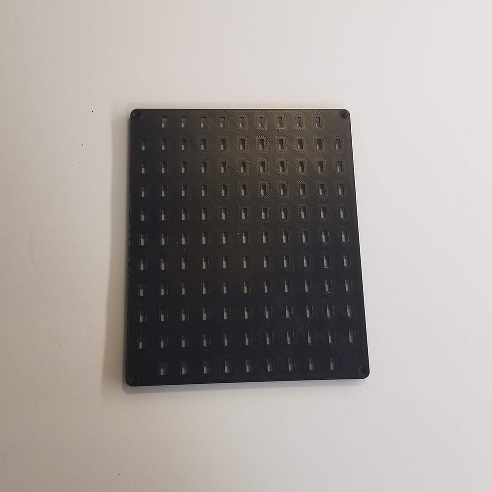Wall Mountable Zip Tie Board / Holder - 3D Printed - Many Colors