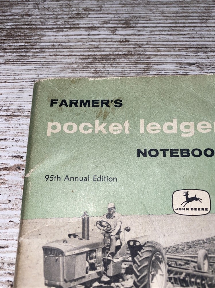 John Deere Pocker Ledger 95th Edition Huser Implement Co Berlin Wisconsin
