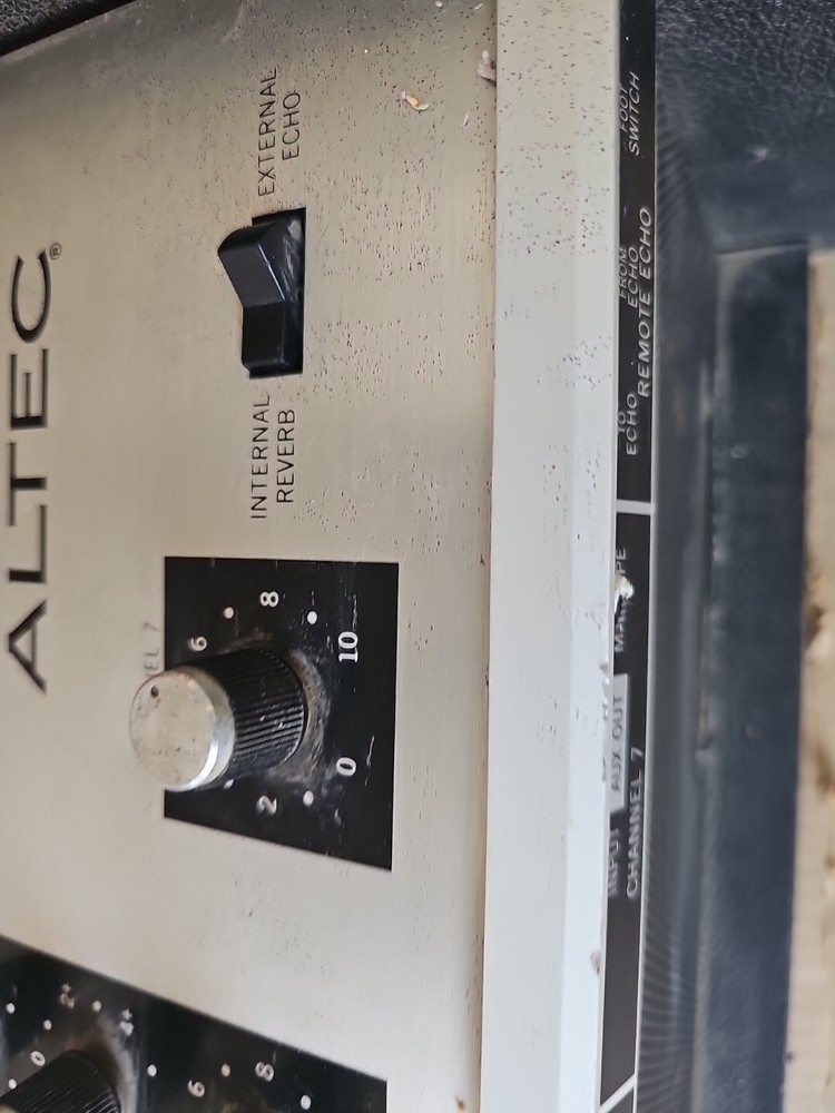 CLASSIC ALTEC MODEL 1214 CONTROL CONSOLE MIXER 6 + 1 CHANNEL