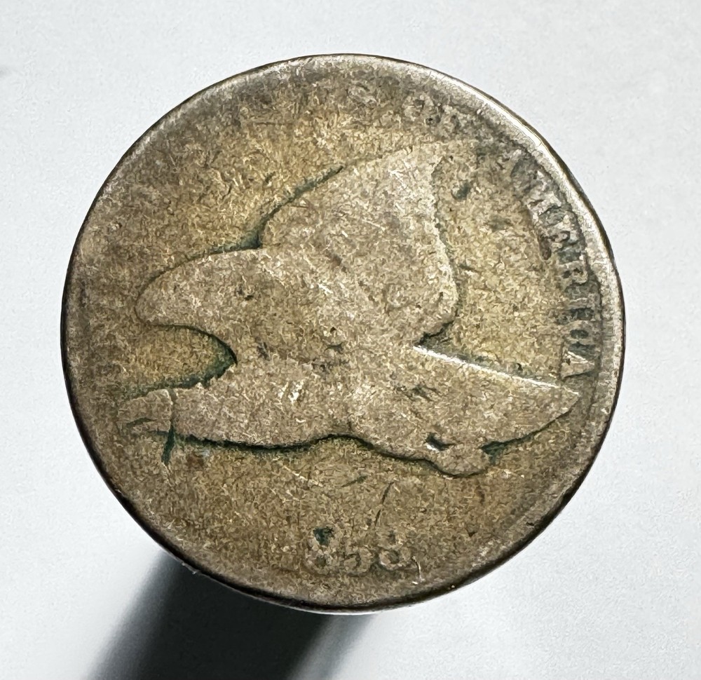 1858 Flying Eagle Cent -0423