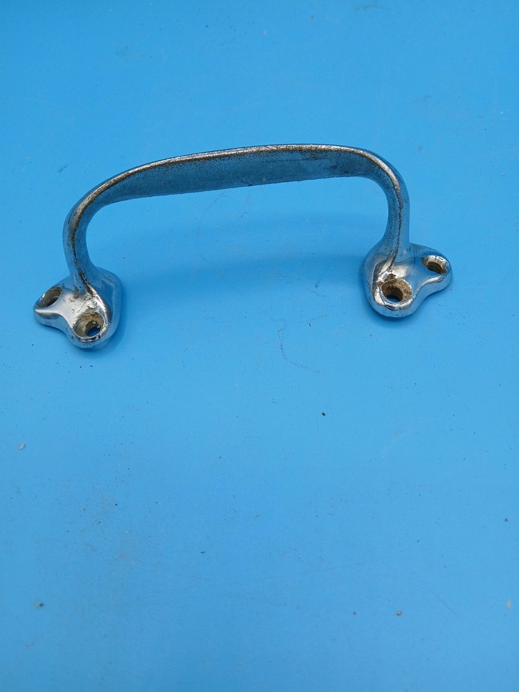 Vintage Brass Cabinet Drawer Pull Boat Handle Hardware