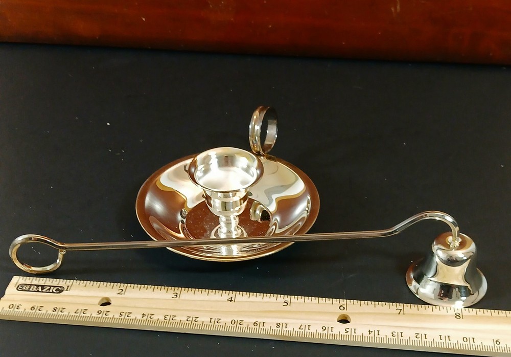 VTG Lighting Set-Includes Chamber Stick and Snuffer - Preowned