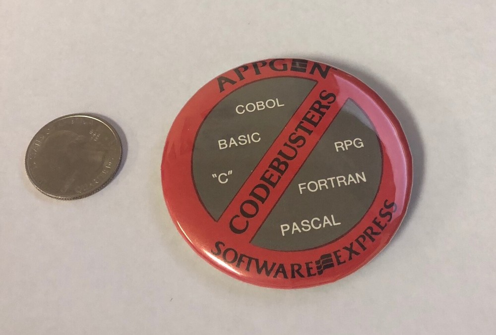 Appgen Software Express Codebusters Button Pin