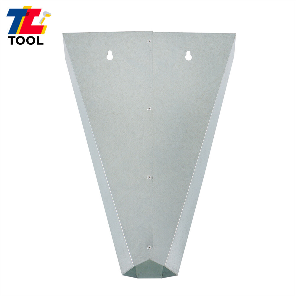 4 Pack Medium Size Chicken Cone Galvanized Steel Poultry Restraining Cone 8 lbs