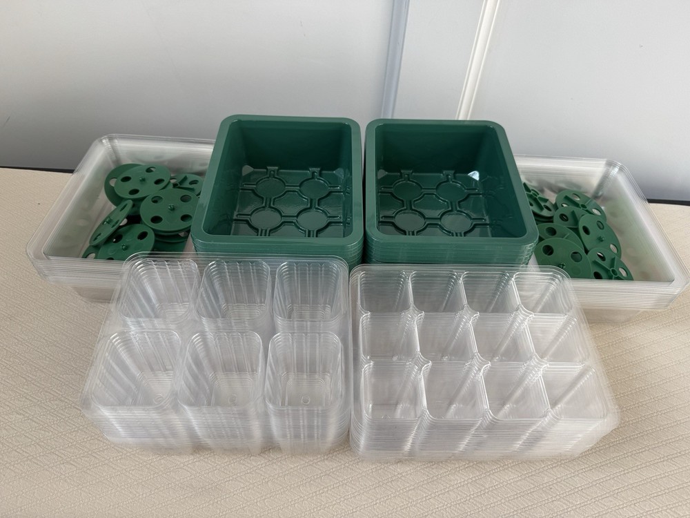 30 Pack Seed Starter Tray Seedling Tray Humidity Adjustable Plant Starter Kit