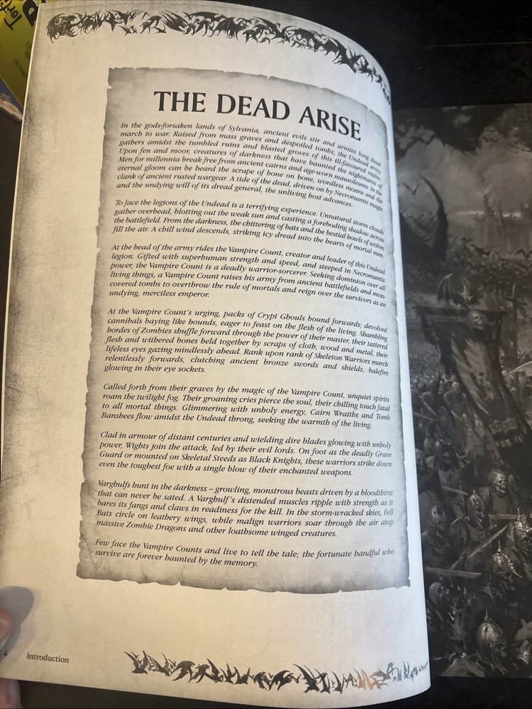 Warhammer Vampire Counts Army Book 2008 Games Workshop PB Gav Thorpe