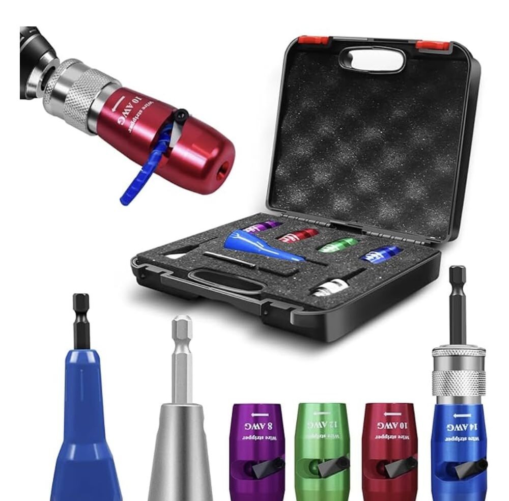 Wire Twister Tool for Drill, Wire Stripping Tool for Drill, Drill Wire Stripper