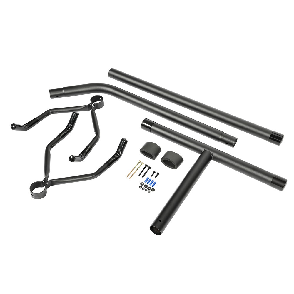 Bicycle Storage Gravity Stand Rack W/Adjustable Arm Holder Tool Tray New 2 Bikes