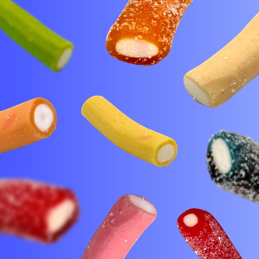 Pencil Bites Gummy Candy - 2-Pound Bulk Pack - Assorted Fruit Flavors