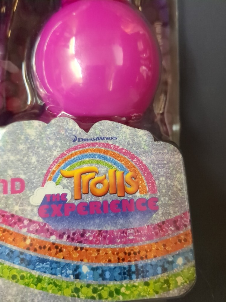 DreamWorks Trolls Experience 11" Bubble Light Wand Brand New!
