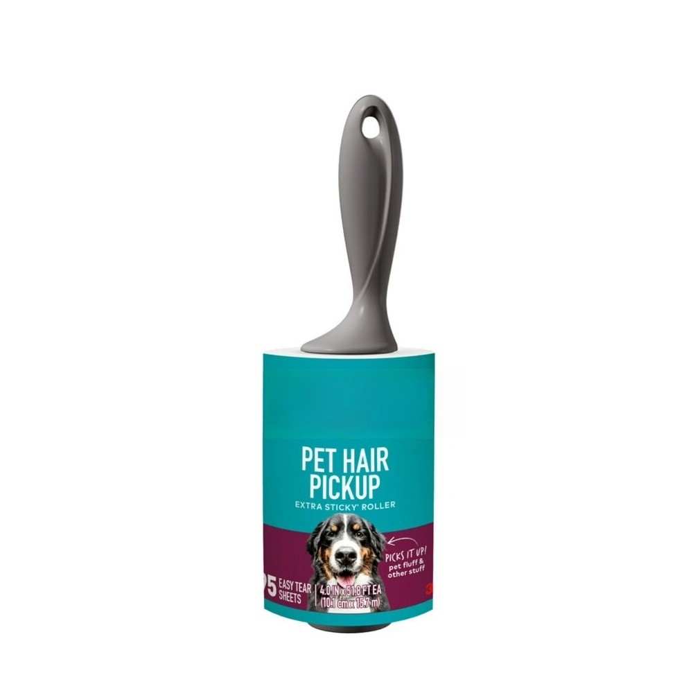 (2 pack) Brite Pet Extra Sticky Lint Roller, 95 sheets, 1 Roller
