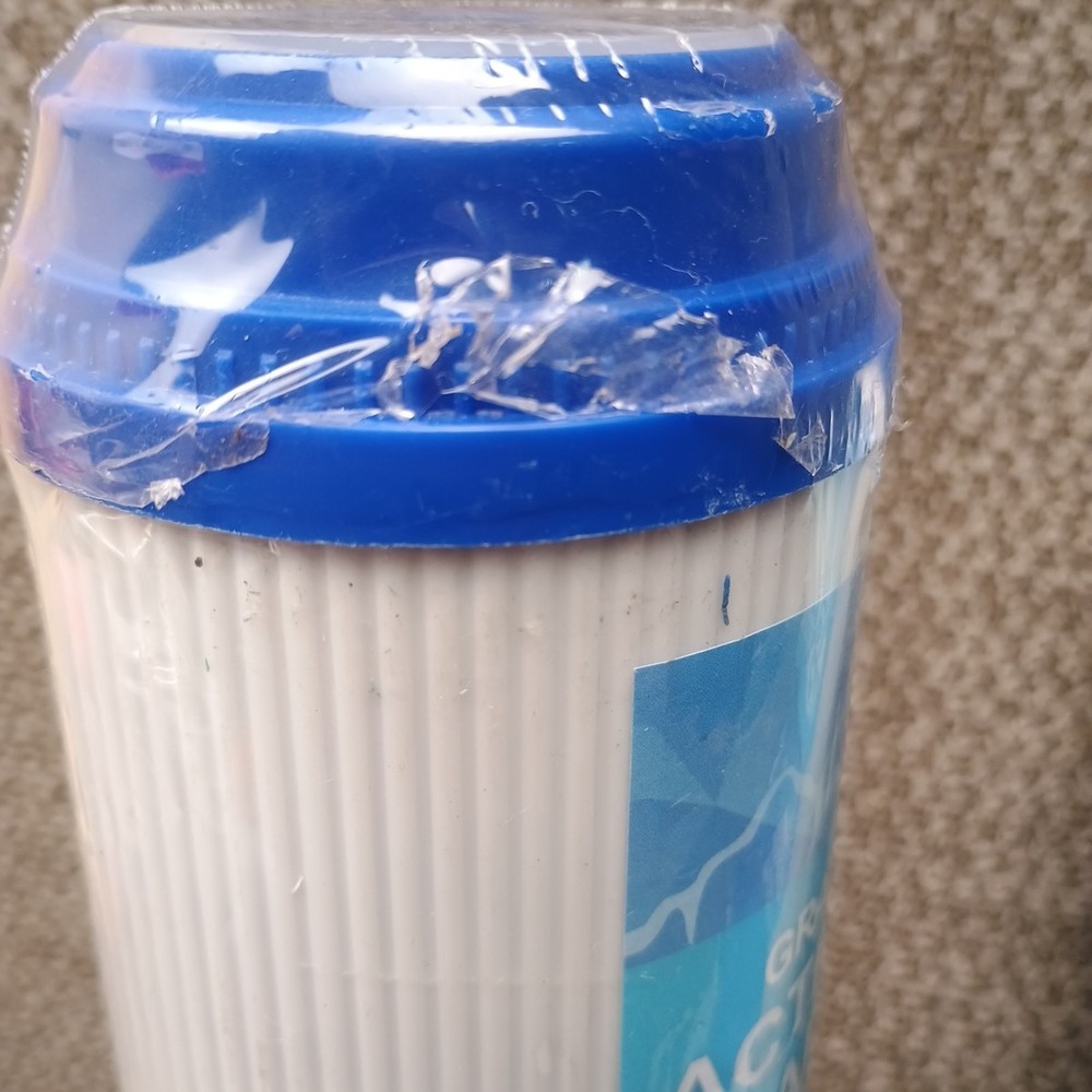 Granular Activated Carbon Filter 9.875 inch x 2.5 inch 2 Pack (READ description)