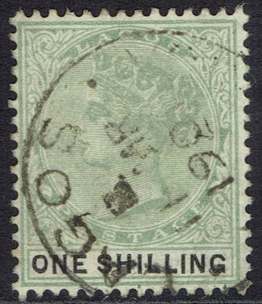 LAGOS 1887 QV 1/- USED