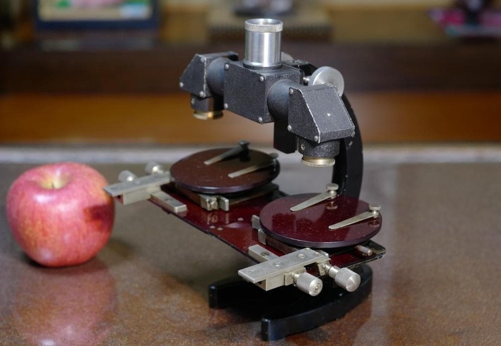 Antique Early Showa Japanese Comparison Microscope Reflected Light Forensic Type