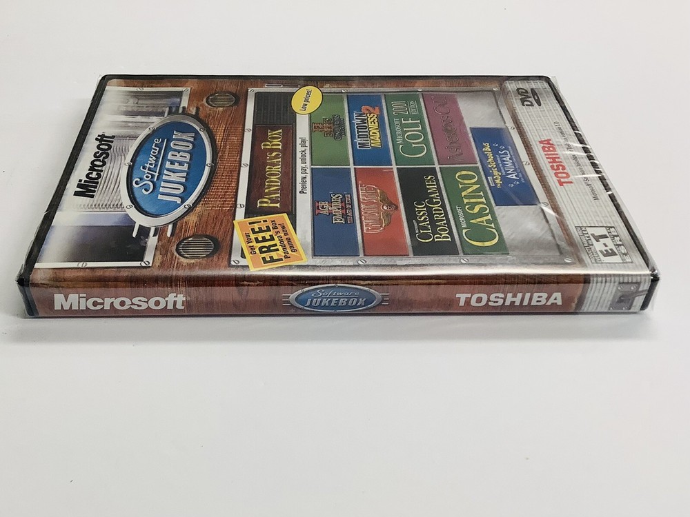 "BRAND NEW" Microsoft Software Jukebox for Toshiba Version 1.0 PC Plus SEALED