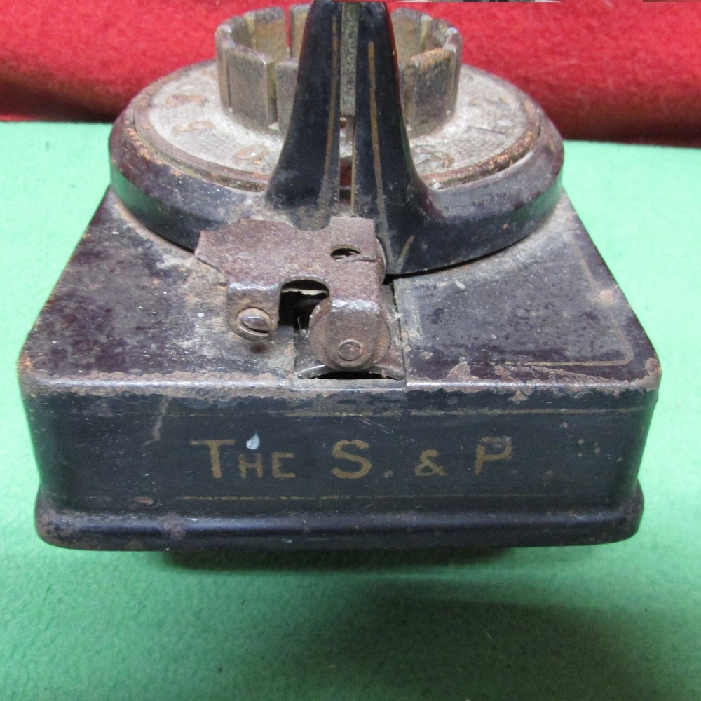 Vintage S&P Check Protector Cast Iron