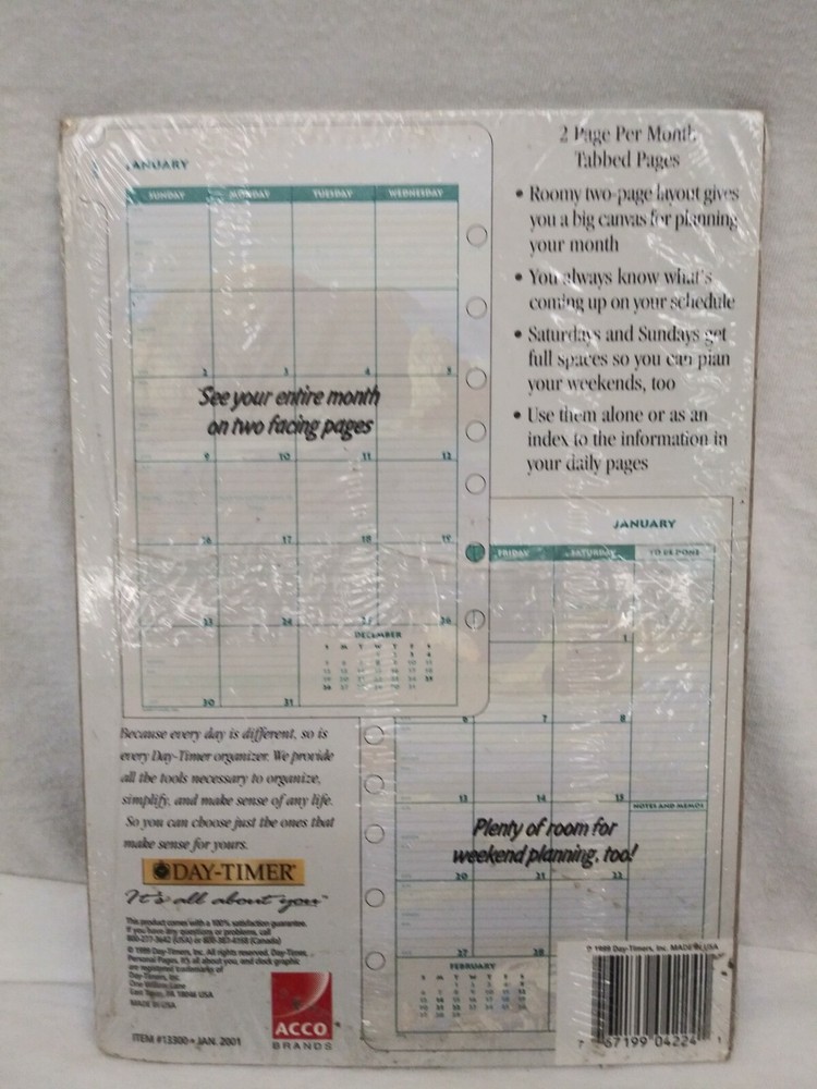 COASTLINERS TWO PAGE PER MONTH TABBED PAGES (JAN 2001-DEC 2001)