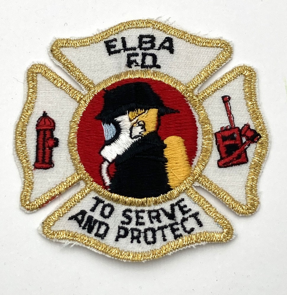 Elba New York Fire Dept Patch