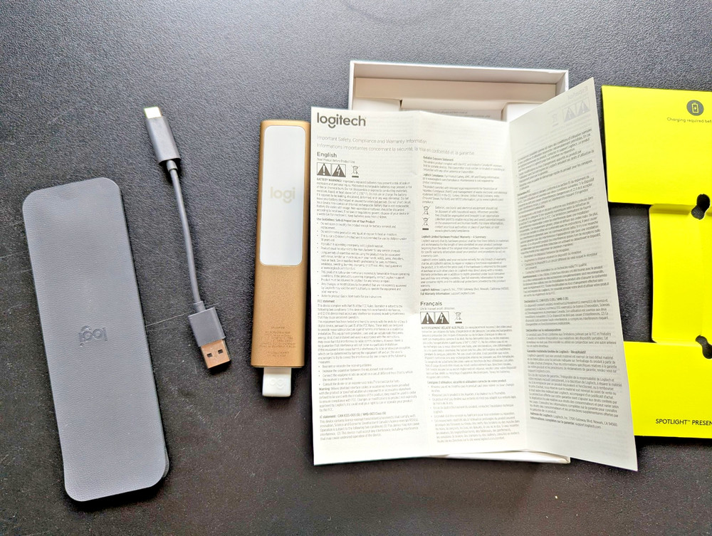 Logitech Spotlight Presentation Remote New In Box