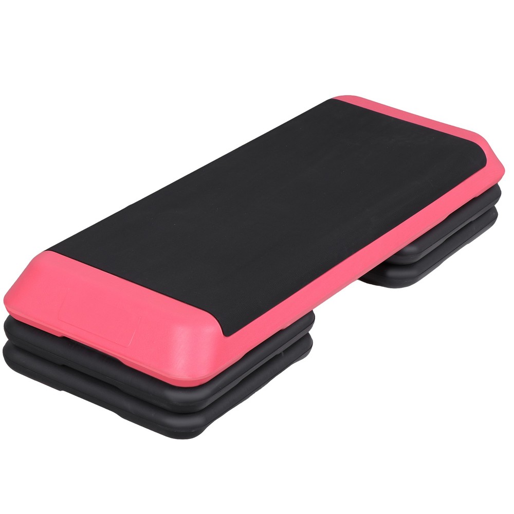43" Pink Training 4"- 6"- 8" Exercise Aerobic Stepper Workout Step Storage