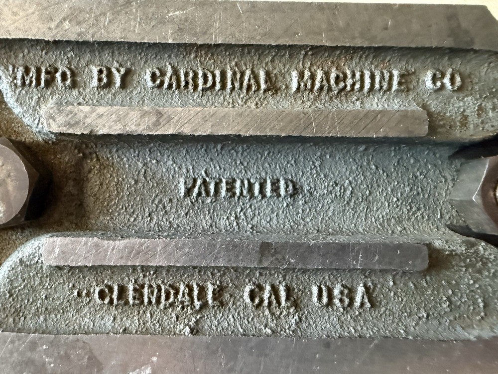 Cardinal Machine Co. Speed Vise Greene 3B